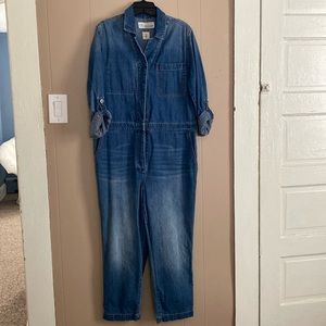 Gap denim jumpsuit